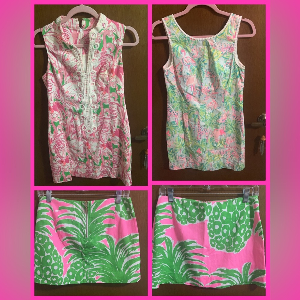 Lily Pulitzer 3 🌸 Size 4. 2nd hand lovely flamingo print , pineapple